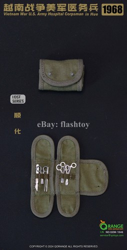 QORANGE QOTOYS QOM-1046 1/6 Vietnam War U.S. Army Hospital Corpsman Male Figure - Picture 14 of 16