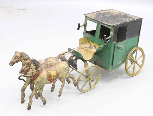 VOITURE HIPPOMOBILE 1890 / jouet ancien - Picture 2 of 10