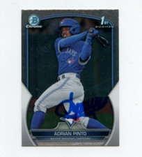 ADRIAN PINTO SIGNED 2023 BOWMAN CHROME CARD AUTO