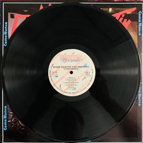 Bobby Valentin - Como Nunca (1990) Original Bronco US Pressing VG++ - Picture 4 of 5