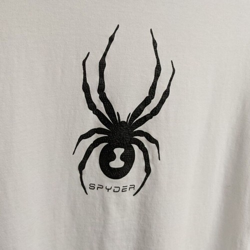 Spyder T-Shirt Boys Youth Size Medium Long Sleeves Crewneck Tee White M - Bild 3 von 4