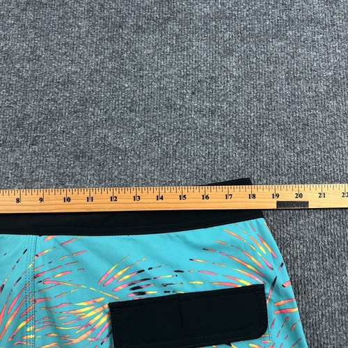 Rip Curl Mens Board Shorts 36 Blue Mirage Paradiso Surf Stretch Pocket Key Loop - Picture 11 of 14