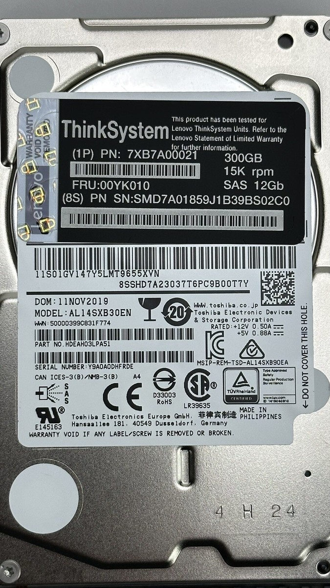 Lenovo 300GB 15K SAS 12G 512N 2.5 Lenovo 300GB 15K SAS 12G 512N 2.5