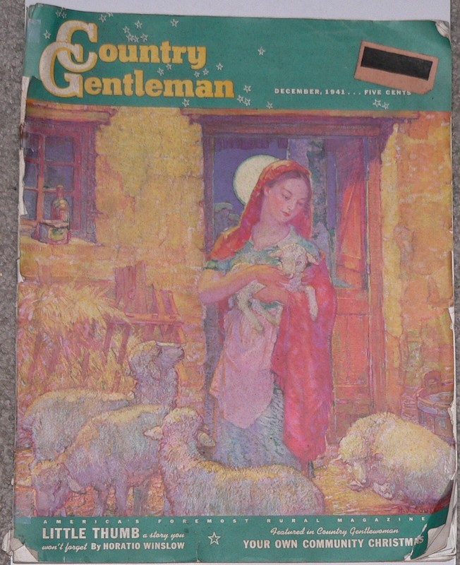 magazine Country Gentleman vintagerural men's and women's lifestyle December1941