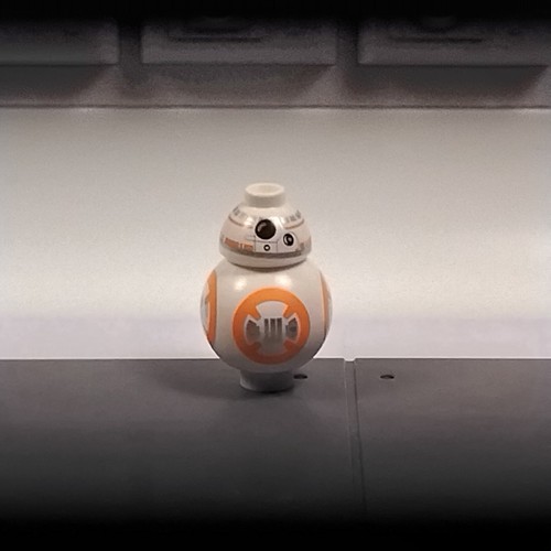 LEGO BB-8, large photoreceptor minifigure sw1034set 75250 misaligned head print