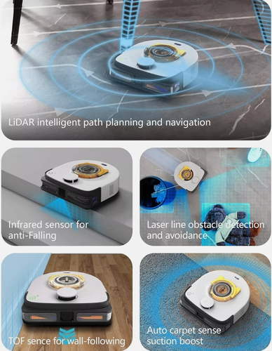 ✅UBPET V10 22000 Pa Saugroboter für Tierhaare - Bild 4 von 9
