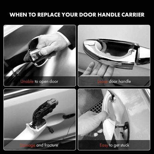 Door Handle Carrier for BMW E53 X5 2000-2006 Outside Front Right Passenger Side - Photo 6 sur 9