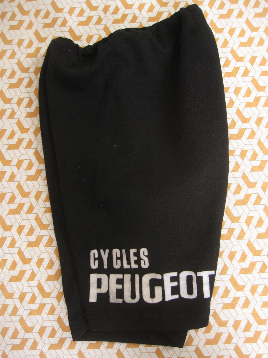 Cuissard cycliste cycles Peugeot Laine acrylique Vintage 70 S Noir