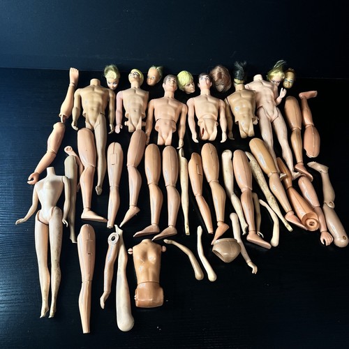 Vintage Barbie Ken Dolls Lot For Parts Repair 56 Pcs Total - Picture 2 of 24
