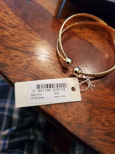 ($50) Pulsera de Oro de Diseñador Puño Ella AMRITA SINGH™ - ¡BRC 1210- ¡NUEVO CON ETIQUETAS-VALENTINES! - Imagen 5 de 7