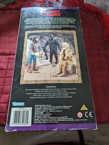 CORNELIUS 1998 PLANET of the APES Hasbro Action  figure NEW Sealed 12" - Bild 2 von 2