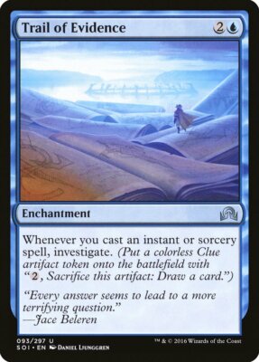 4 Trail of Evidence 4x x4 - NM - Shadows over Innistrad - SPARROW MAGIC mtg