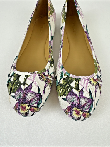 Zapatos planos para mujer Nine West nuevos con etiquetas blancos multicolores talla 9 M nuevos en caja - Imagen 11 de 16
