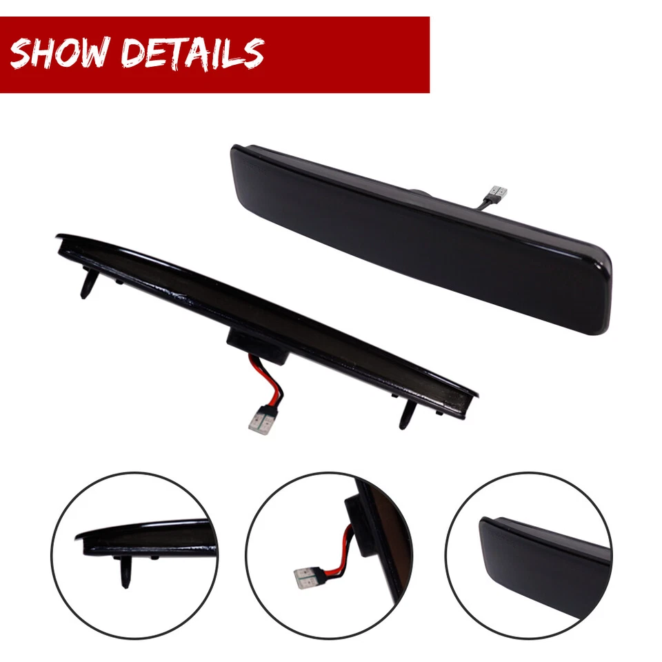 2 PIEZAS Luces LED traseras LED rojas ahumadas 18-SMD para 02-10 Mercury Mountaineer Foto 3 de 4