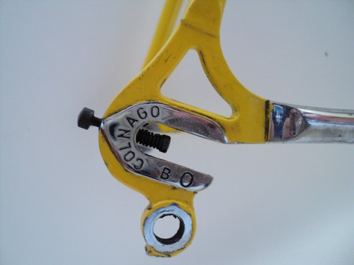 Vintage 80s COLNAGO EXPORT frame set CRACKED cadre rahmen telaio super master - Picture 11 of 23