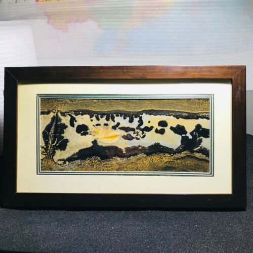 1.8kg Chinese natural stone painting scholar's study decoration ornaments - Picture 4 of 12