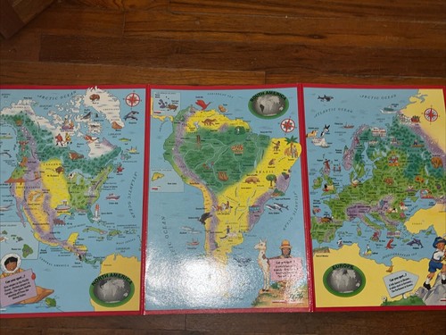 Around the World Sticker Atlas Learn and Play Pack - Homeschool - Complete - Picture 6 of 7
