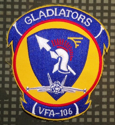 US Navy VFA-13 Strike Fighter Squadron One Zero Six Gladiators Color Patch #2