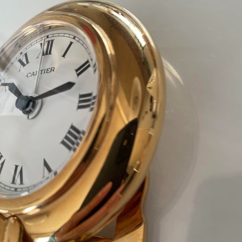 Cartier must de Cartier Colisee Travel Clock Desk Clock Table Clock - Picture 5 of 14
