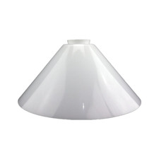 295mm Opal Coolie Light Shades With 57mm Fitter Neck