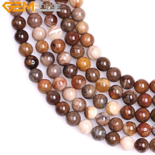 Wholesale Natural Gemstones 6mm Round Spacer Beads For Jewellery Making 15" UK - Picture 138 of 851