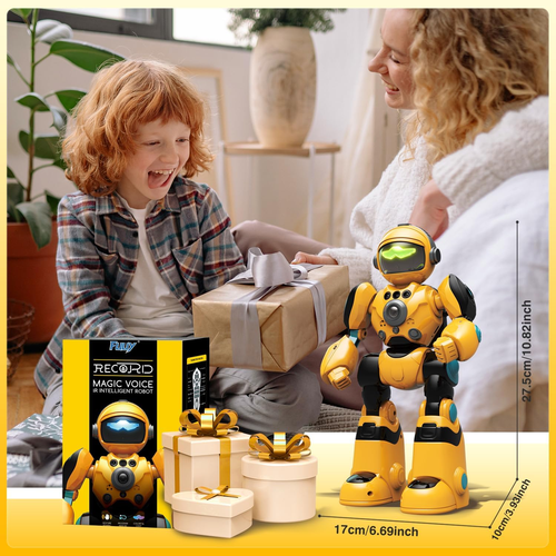 RC Robot Toys for Kids Ages 3 4 5-7 Year Old Magic Record Voice Function, Remote - Picture 8 of 8