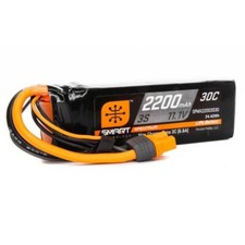 Spektrum 2200mAh 3S 11.1V 30C Smart LiPo Airplane Battery with IC3 Plug