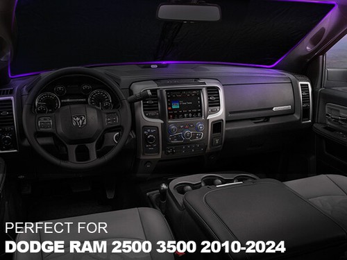 For 2010-2024 Dodge Ram 2500 Cab Windshield Sun Shade UV Block Foldable Cover - Bild 3 von 12