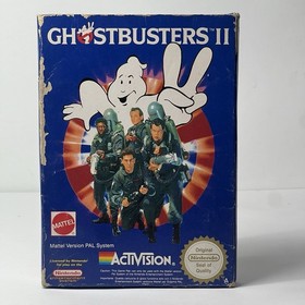 Ghostbusters II Nintendo NES Boxed PAL CIB With Manual & Cart Case 90&rsquo;s Game