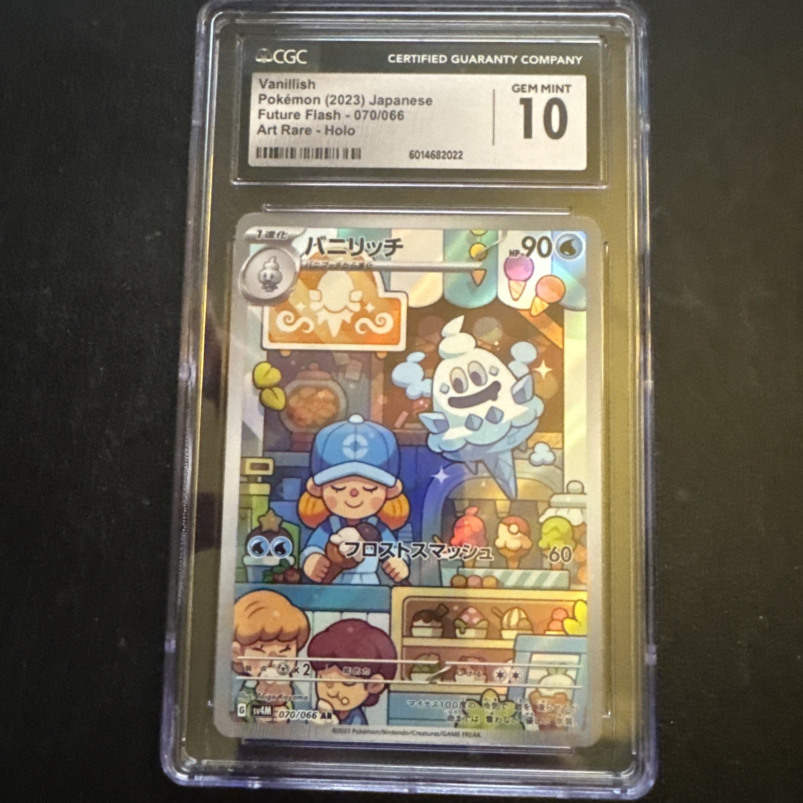 Vanillish 70/66 - Japanese Future Flash - Art Rare - CGC Gem Mint 10 US Seller