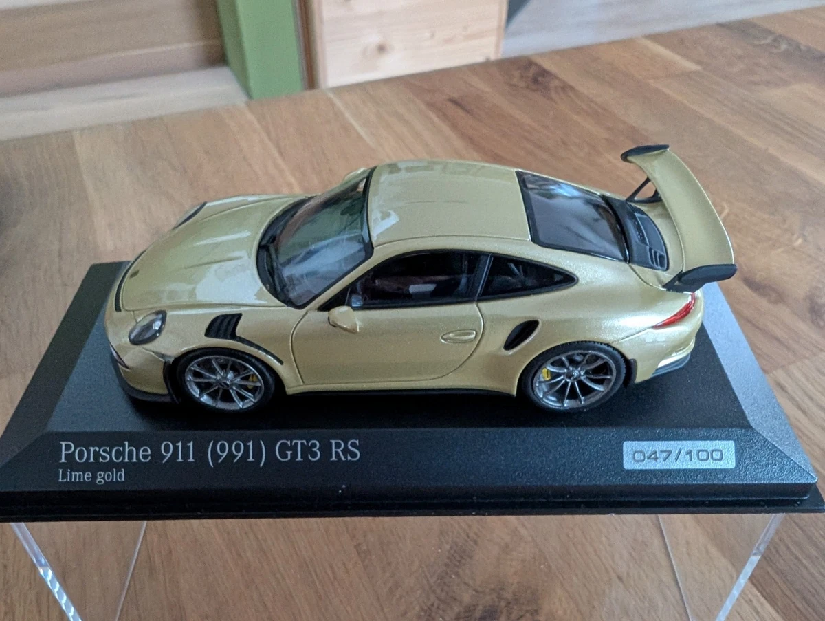 PORSCHE 911 GT3 996 Jaune MINICHAMPS 1:43 de reference WAP 020 096 13