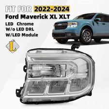 Faro LED para Ford Maverick XL XLT 2022-2024 sin LED DRL con módulo LED izquierdo