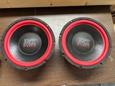 MTX Old School Road Thunder Pro Series 10-in Subwoofers USA made! 6ohm FREE SHIP