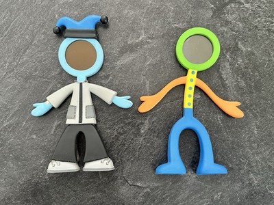 Vintage CBS Designs Flexo-Buddies Bendable Photo Frames Lot 2000/1998