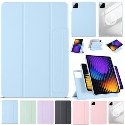 Für Xiaomi Pad 7/7 Pro 11,2'' 2024 PU Hülle Magnetisches Abnehmbares Flip Cover