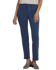 Nydj Marilyn Vintage Navy Straight Leg Jean Women's