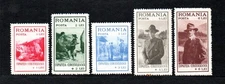 Romania 1931 set Boy-Scouts/Jamboree stamps (Michel 413/17) nice MLH