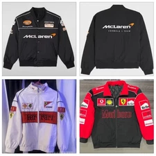 Unisex Adult Vintage Motorsport Jacket - For McLaren Racing F1 Bomber Jacket/New