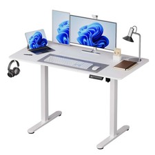 Image of Height-adjustable desk, standing desk, office desk, PC desk, desk frame