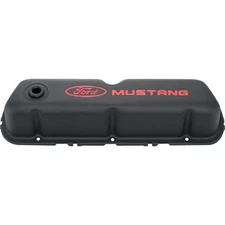 Ford Performance Parts Fits Ford Mustang Logo Black Crinkle Valve Covers