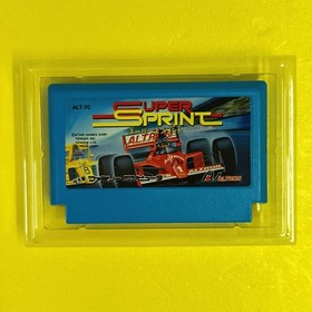 [Box and manual included] Super Sprint Famicom extremely rare software in good