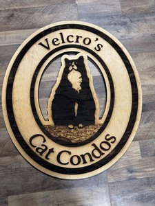Cat Condos Advertisment Sign