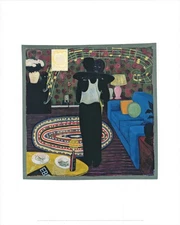 KERRY JAMES MARSHALL Slow Dance 19.75" x 15.75" Offset Lithograph 2025 African A