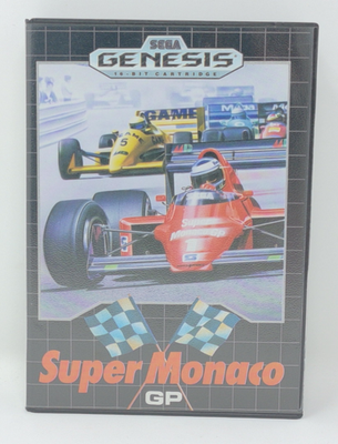 #ad Super Monaco GP Sega Genesis 1990 Authentic Game Cartridge CIB Complete $9.95