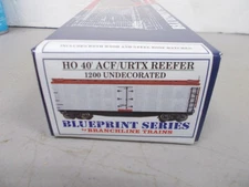 BRANCHLINE /BLUEPRINT # 1200 ~ UNDECORATED 40' REEFER ~NIB ~ HO SCALE ~ LOT P