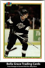 1990-91 Bowman #145 Mike Krushelnyski Los Angeles Kings NHL Hockey