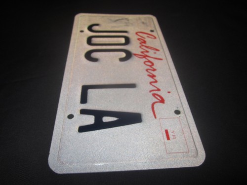 PLACA DE LICENCIA CALIFORNIA lápiz personalizado JOC LA - Imagen 4 de 5