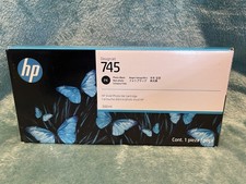 Genuine HP 745 Photo Black 300ml Ink F9K04A Designjet Z2600 Z5600 Date: Jun 2027
