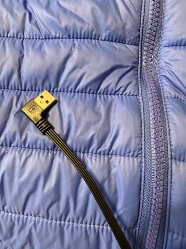 Heated Puffer Vest Size XL NO BATTERY PACK Royal Blue - Picture 4 of 7