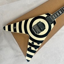 Zakk Wylde Flying V Bullseye electric guitar HH pickup Rosewood Fingerboard